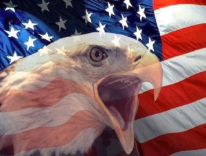 NEW EAGLE IN FLAG PICTURE_full
